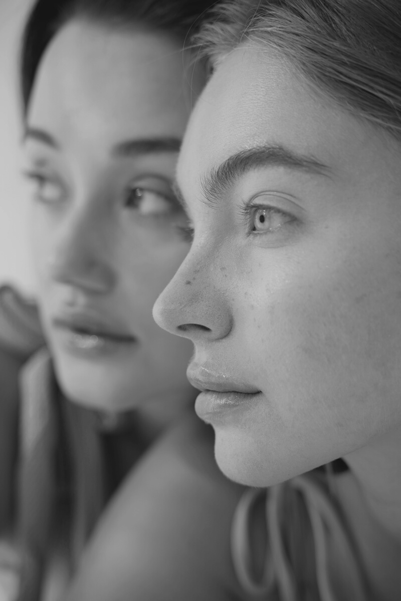 Faces of Two Diverse Women